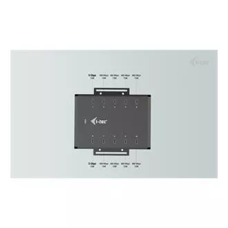 I-tec USB-C/USB-A Metal Charging Data HUB, 15 W na vrata, 10x USB-C, 180 W