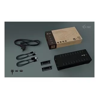 I-tec USB-C/USB-A Metal Charging Data HUB, 15W na vrata, 20x USB-C, 360W