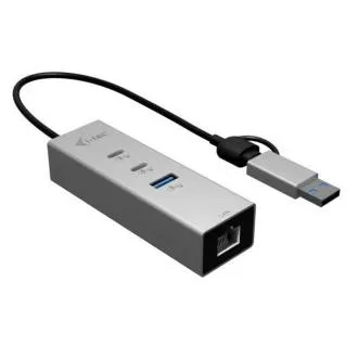 i-tec USB-C/USB-A Metal HUB 3 (2x USB-C, 1x USB-A) vrata 2,5GLAN i-tec USB-C/USB-A Metal HUB 3 (2x USB-C, 1x USB-A) vrata 2,5GLAN
