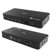 i-tec Thunderbolt 5 priključna postaja za tri zaslone, reža M.2, 6x USB, 2,5 GLAN, Power Delivery 140 W