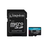 KINGSTON 256 GB microSDXC Canvas Go Plus Gen4 200MB/s A2 U3 V30   adapter