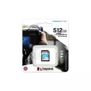 KINGSTON 512 GB SDXC Canvas Go Plus Gen4 200 MB/s C10 UHS-I U3 V30