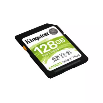 KINGSTON 128GB SDXC CANVAS Plus Class10 UHS-I 150MB/s bralna kartica Flash Gen3