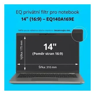 Kensington EQ zasebni filter za prenosni računalnik 14'' 16:9 Kensington EQ zasebni filter za prenosni računalnik 14'' 16:9