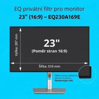 Kensington EQ zasebni filter za 23-palčni monitor v razmerju 16:9 Kensington EQ zasebni filter za 23-palčni monitor v razmerju 16:9