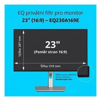 Kensington EQ zasebni filter za 23-palčni monitor v razmerju 16:9 Kensington EQ zasebni filter za 23-palčni monitor v razmerju 16:9