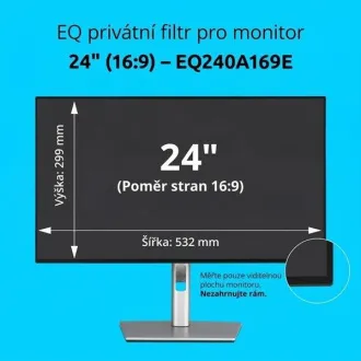 Zasebni filter Kensington EQ za 24'' 16:9 monitor