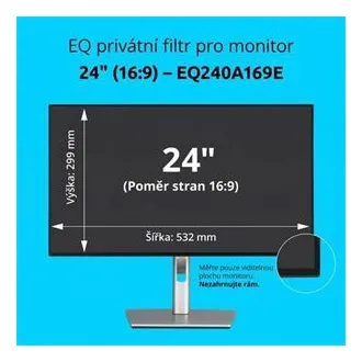 Zasebni filter Kensington EQ za 24'' 16:9 monitor