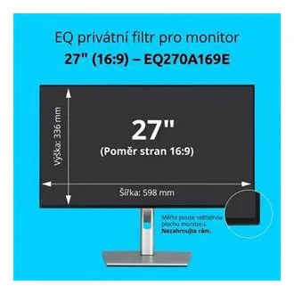Zasebni filter Kensington EQ za 27'' 16:9 monitor Zasebni filter Kensington EQ za 27'' 16:9 monitor