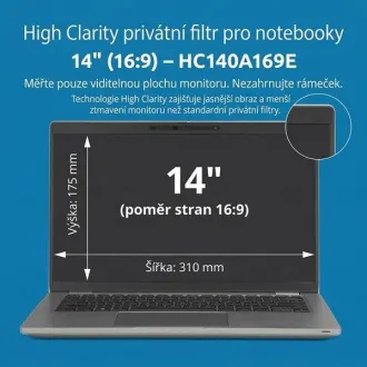 Kensington zasebni filter visoke jasnosti za prenosni računalnik 14'' 16:9 Kensington zasebni filter visoke jasnosti za prenosni računalnik 14'' 16:9