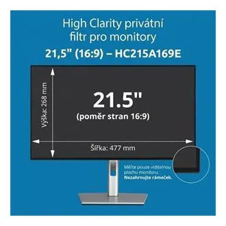 Kensington High Clarity zasebni filter za 21,5-palčni monitor v razmerju 16:9 Kensington High Clarity zasebni filter za 21,5-palčni monitor v razmerju 16:9