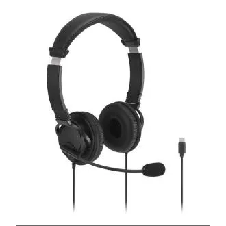 KENSINGTON Classic EQ USB-C® slušalke z mikrofonom in upravljalnikom glasnosti KENSINGTON Classic EQ USB-C® slušalke z mikrofonom in upravljalnikom glasnosti