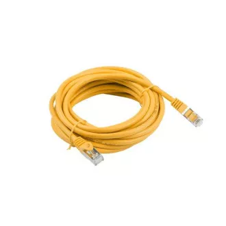 LANBERG Povezovalni kabel cat6 FTP 15m rumene barve Fluke Passed