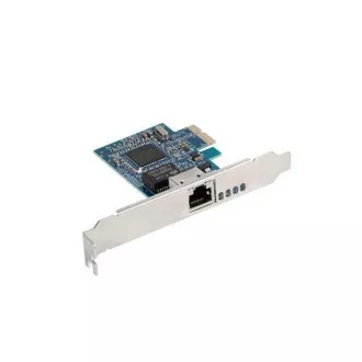 LANBERG PCI-EXPRESS->RJ45 ETHERNET ADAPTER OMREŽNA KARTICA PCI-E X1 1X RJ45 1GB BROADCOM  NIZEK PROFIL