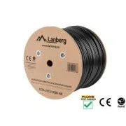 LANBERG LAN KABEL CAT.6 FTP 305M FIKSNI ZUNANJI CU ČRN FLUKE IZROČEN