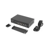 STIKALO LANBERG 4X 100MB POE /2X 100MB BREZ UPRAVLJANJA 10"/19" HITRI ETHERNET 60W