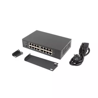 LANBERG SWITCH RSGE-16 16X 1GB GIGABIT ETHERNET BREZ UPRAVLJANJA 10"/19"