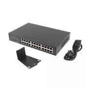 LANBERG SWITCH RSGE-24 24X 1GB UNMANAGED GIGABIT ETHERNET RACK 19"