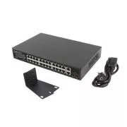 STIKALO LANBERG 24X 1GB POE /2X GB 2X SFP RACK 19" GIGABITNI ETHERNET 360W