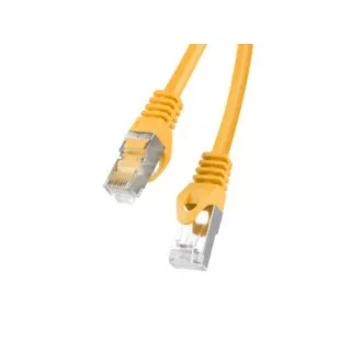 LANBERG Povezovalni kabel cat6 FTP 1m rumene barve Fluke Passed