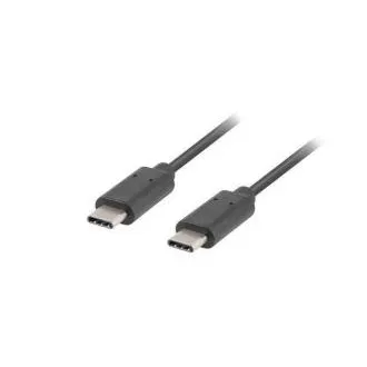 LANBERG KABEL USB-C M/M 2.0 1 m ČRN