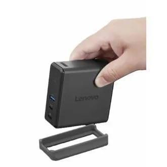 Lenovo Charging GaN Dock = prenosna USB-C priključna postaja z močjo do 60 W Lenovo Charging GaN Dock = prenosna USB-C priključna postaja z močjo do 60 W