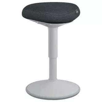 Ergonomski ravnotežni stol Leitz Ergo za sedenje, svetlo siv