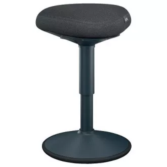 Ergonomski ravnotežni stol Leitz Ergo za sedenje, temno siv