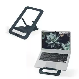 Leitz Ergo Travel Ultra Slim Laptop Stand, aluminij, temno siva