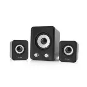 Logic Speakers LS-20, 2.1, 11 W RMS, USB, 3,5 mm priključek, črna