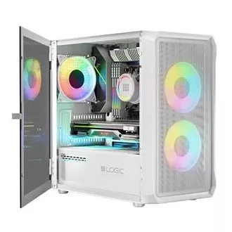 LOGIC PC ohišje Portos ARGB MINI 1x USB 3.0, 2x USB 2.0 avdio, belo, brez napajalnika LOGIC PC ohišje Portos ARGB MINI 1x USB 3.0, 2x USB 2.0 avdio, belo, brez napajalnika