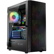LOGIC PC ohišje Aramis ARGB MIDI 1x USB 3.0, 2x USB 2.0   avdio, črno, brez napajalnika