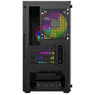 LOGIC PC ohišje Aramis ARGB MINI 1x USB 3.0, 2x USB 2.0 avdio, črno, brez napajalnika LOGIC PC ohišje Aramis ARGB MINI 1x USB 3.0, 2x USB 2.0 avdio, črno, brez napajalnika