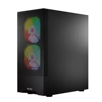 LOGIC PC ohišje Arya ARGB MIDI 1x USB 3.0, 2x USB 2.0   avdio, črno, brez napajalnika