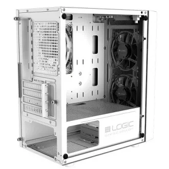 LOGIC PC ohišje Atos ARGB MINI 1x USB 3.0, 2x USB 2.0 avdio, belo, brez napajalnika LOGIC PC ohišje Atos ARGB MINI 1x USB 3.0, 2x USB 2.0 avdio, belo, brez napajalnika