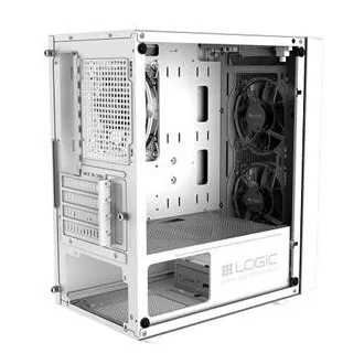 LOGIC PC ohišje Atos ARGB MINI 1x USB 3.0, 2x USB 2.0 avdio, belo, brez napajalnika LOGIC PC ohišje Atos ARGB MINI 1x USB 3.0, 2x USB 2.0 avdio, belo, brez napajalnika