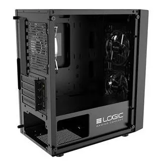 LOGIC PC ohišje Atos ARGB MINI 1x USB 3.0, 2x USB 2.0   avdio, črno, brez napajalnika