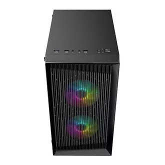 LOGIC PC ohišje Atos ARGB MINI 1x USB 3.0, 2x USB 2.0   avdio, črno, brez napajalnika