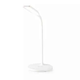 Nedis LTLGQ4M2WT - LED svetilka z brezžičnim polnilnikom | Dimmer | 15 W | Dimmable | White