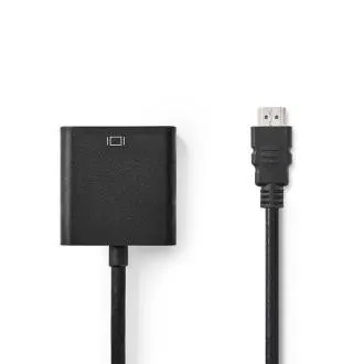 Nedis CCGL59000BK20 – VGA kabel | VGA vtič | VGA vtič | Največja ločljivost: 1280x768 | 2,00 m | Črna