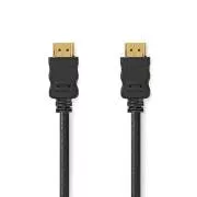 Nedis CVGL34060BK10 - Hitri kabel HDMI z ethernetom | priključek HDMI na HDMI | 4K@60Hz | 1,00 m | črna