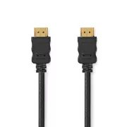 Nedis CVGB34060BK50 - Hitri kabel HDMI z ethernetom | Priključek HDMI na HDMI | 4K@60Hz | ARC | 5,00 m | Črna