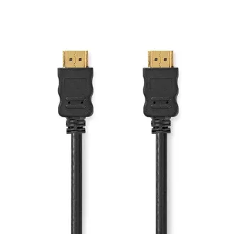Nedis CVGB34060BK50 - Hitri kabel HDMI z ethernetom | Priključek HDMI na HDMI | 4K@60Hz | ARC | 5,00 m | Črna