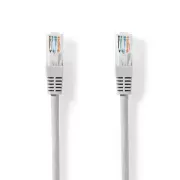 Nedis CCGL85230GY20 - Omrežni kabel CAT6 U/UTP | Vtič RJ45 | Vtič RJ45 | 2,00 m | Okrogel | PVC | Siva