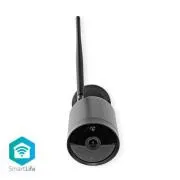 Nedis WIFICO41CBK – SmartLife zunanja kamera | Wi-Fi | 4K 3840x2160 | IP65 | oblak / Micro SD | 5 V DC | nočno vidljivost
