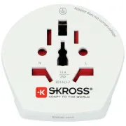 Skross SKR1500211EC – Potovalni adapter za Evropo za 2- in 3-polne naprave iz več kot 220 destinacij