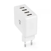 Nedis WCHA20BKUC – Mrežni polnilnik | 20 W | GaN | PD3.0 | Funkcija hitrega polnjenja | 2 izhoda | USB-A / USB-C | Črna