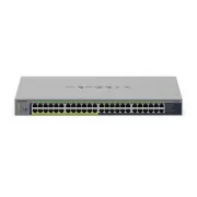 Netgear 48PT GIGABIT UNMANAGEABLE PLUS SWITCH W/ POE