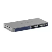 Netgear 24-portno pametno stikalo 10G/Multi-Gigabit Ethernet s 4 priključki 10G SFP