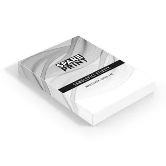 SPARE PRINT PREMIUM Samolepilne etikete bele barve, 100 listov A4 v škatli (1 list/1x etiketa 210x297mm)